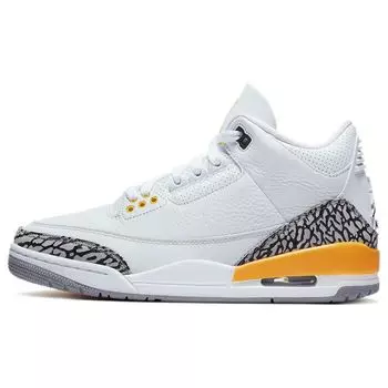 Air Jordan 3 Retro Laser Orange Женские кроссовки Белый цементно-серый Черный CK9246-108 35.5