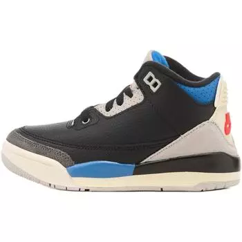 Air Jordan 3 Retro OG PS Rare Air Детские кроссовки Черный/Красный чили/Нейтральный серый IB8969-004 28