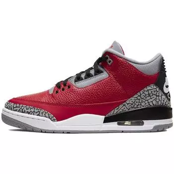 Air Jordan 3 Retro SE Unite — эксклюзивные кроссовки унисекс CHI Red Varsity-Red Cement-Grey CU2277-600