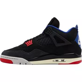 Air Jordan 4 Retro TD Rare Air Детские кроссовки Черный Огненно-красный Глубокий королевский синий IB4387-003 22