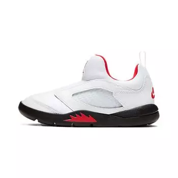 Air Jordan 5 Retro Little Flex PS Fire Red Kids Sneakers White University-Red Black CK1227-100