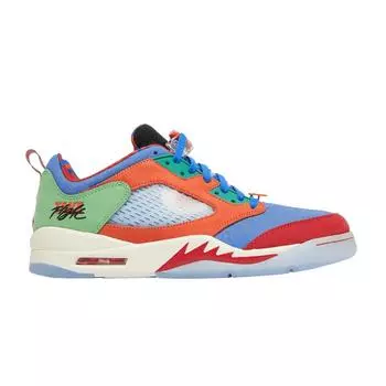 Air Jordan 5 Retro Low Doernbecher 2022 Кроссовки унисекс разноцветные Hyper-Royal Safety-оранжевые DR6287-486 40.5
