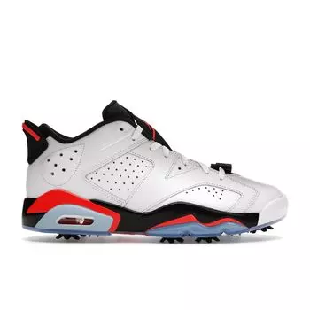 Air Jordan 6 Retro Low Golf Белые инфракрасные кроссовки унисекс Infrared-23 Черные DV1376-106 39
