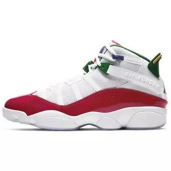 Air Jordan 6 Rings Multi-Color Мужские кроссовки Amarillo Field-Purple Total-Orange CW7003-100