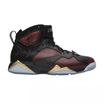 Air Jordan 7 Retro Doernbecher Мужские кроссовки Черный черный металлик-золотой 898651-015
