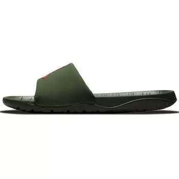 Air Jordan Break Slide Bayou для мальчиков и мужчин кроссовки зеленые карбоново-зеленые университетские красные DM2952-300 46