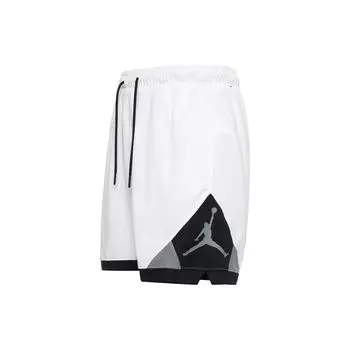 Air Jordan Diamond Дышащие быстросохнущие спортивные тренировочные шорты унисекс Белые CV3087-100 XXXL