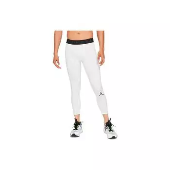 Jordan Air 3/4 Длина Dri-Fit леггинсы белые мужские уличная одежда CZ4796-100 XL