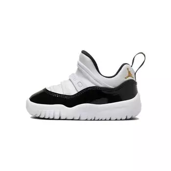 Air Jordan Jordan 11 Retro Little Flex TD Gratitude / Defining Moment Детские кроссовки Белый Черный Металлик-Золото BQ7102-170 25