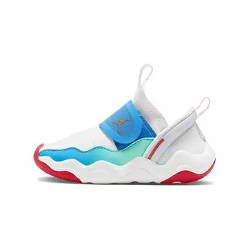 Air Jordan Jordan 23/7 PS White University Blue Red Детские кроссовки Металлик-Золотой Университет-Красный Триллер-Изумруд FN8897-171 35