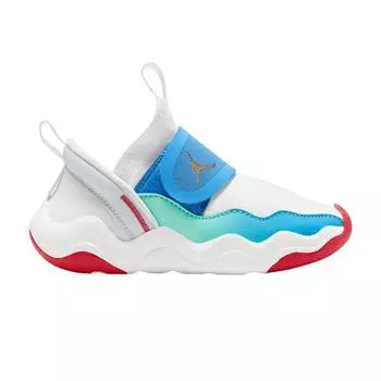 Air Jordan Jordan 23/7 PS White University Blue Red Детские кроссовки Металлик-Золотой Университет-Красный Триллер-Изумруд FN8897-171 35