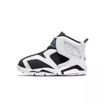 Air Jordan Jordan 6 Retro Little Flex TD Бело-Черные детские кроссовки Pure-Platinum CT4417-100 21