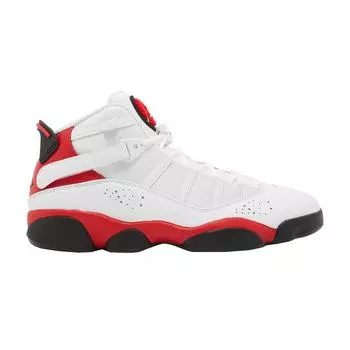 Air Jordan Jordan 6 Rings Cherry Мужские кроссовки Белый Черный Университет-Красный 322992-126 44.5