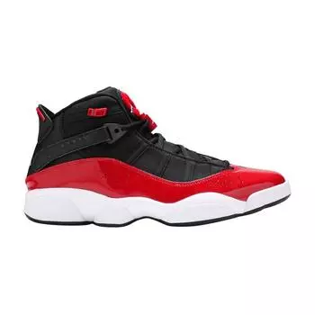 Air Jordan Jordan 6 Rings Fitness Красные мужские кроссовки Черный Белый 322992-060