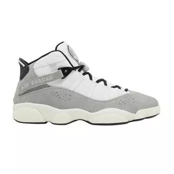 Air Jordan Jordan 6 Rings Light Smoke Grey Мужские кроссовки Черный Парус Белый FJ4650-077 47.5