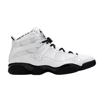Air Jordan Jordan 6 Rings Motorsport 2021 Мужские кроссовки Белый Черный Металлик-Золото DD5077-107 40.5