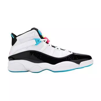 Air Jordan Jordan 6 Rings South Beach Men Sneakers White Hyper-Pink-Light-Blue-Fury-Black CK0017-100