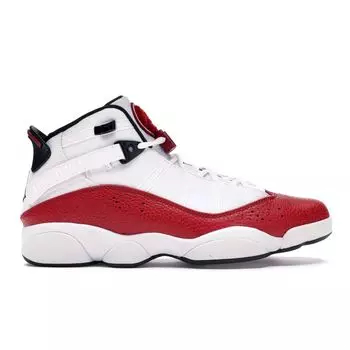 Air Jordan Jordan 6 Rings University Red Мужские кроссовки Белый университет-красный-черный 322992-120