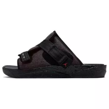 Air Jordan Jordan Crater Slide Черные мужские кроссовки Зелено-Искра Белые университетские красные CT0713-001