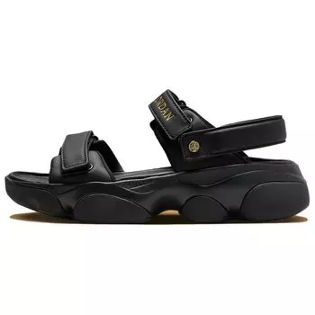 Air Jordan Jordan Deja Sandal Черные женские кроссовки металлик золотого цвета FN5036-001 36.5