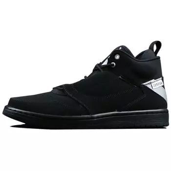 Air Jordan Jordan Fadeaway Black Metallic Silver Мужские кроссовки Белый AO1329-010 42