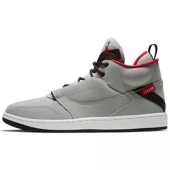 Air Jordan Jordan Fadeaway Wolf Grey Мужские кроссовки бело-университет-красный AO1329-060