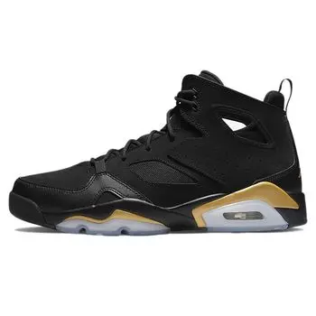 Air Jordan Jordan Flight Club 91 Черные мужские кроссовки металлик золотого цвета DC7329-007 43