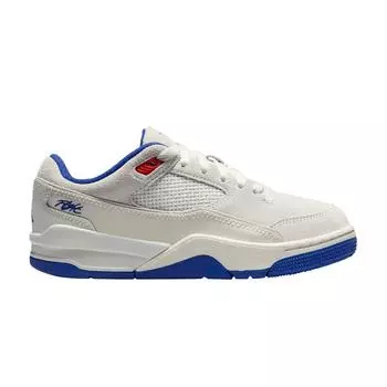 Air Jordan Jordan Flight Court GS Phantom Deep Royal Blue Детские кроссовки Белый Чили-Красный HF3333-005 40