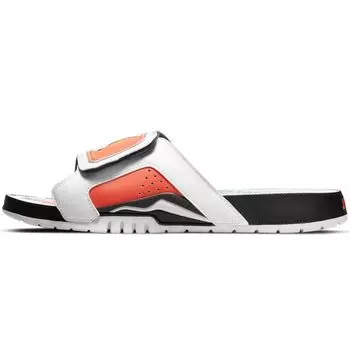 Air Jordan Jordan Hydro 6 Ретро шлепанцы Dongdan Beijing Tour Мужские кроссовки Белый Черный Ярко-Малиновый DM0979-110 42.5