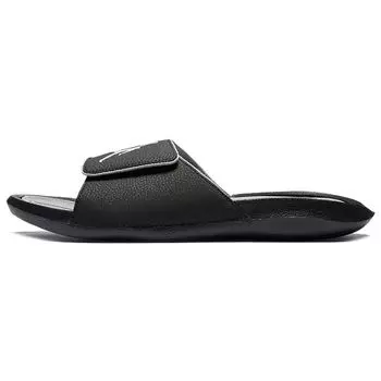 Air Jordan Jordan Hydro 6 Retro Slide Черные мужские сандалии Белый-Волчий-Серый 881473-011