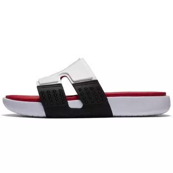 Air Jordan Jordan Hydro 8 Retro Slide White Black Fire Мужские кроссовки красные CZ3607-100