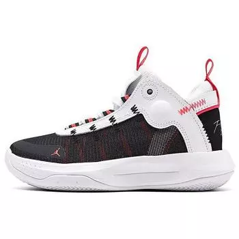 Air Jordan Jordan Jumpman 2020 GS Red Orbit Детские кроссовки Белый Черный Металлик-Серебристый BQ3451-100