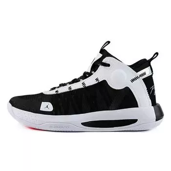 Air Jordan Jordan Jumpman 2020 PF Металлик Серебристые Мужские Кроссовки Черный Белый BQ3448-006