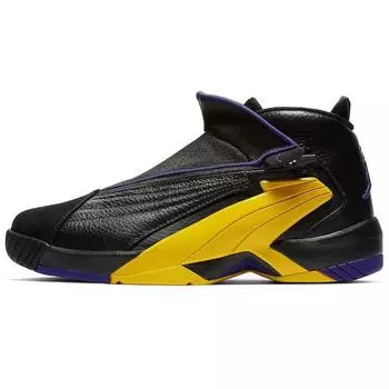 Air Jordan Jordan Jumpman Swift Lakers Мужские кроссовки черные фиолетово-желтые AT2555-007