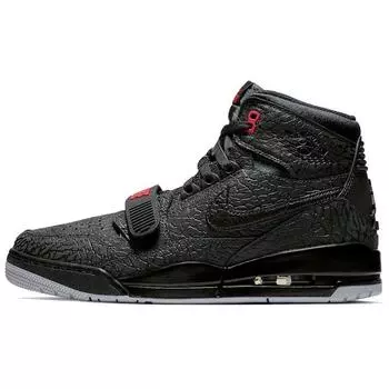 Air Jordan Jordan Legacy 312 Кроссовки унисекс с принтом слонов Черные черные университетско-красные AV3922-006