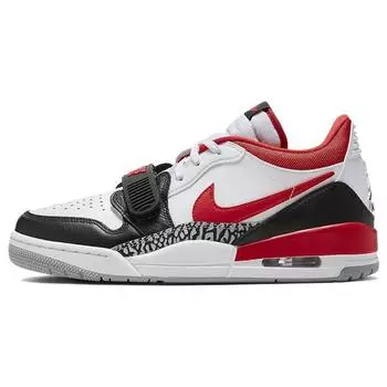 Air Jordan Jordan Legacy 312 Low Black Toe Мужские кроссовки белые огненно-красные волчьи-серые CD7069-160 44
