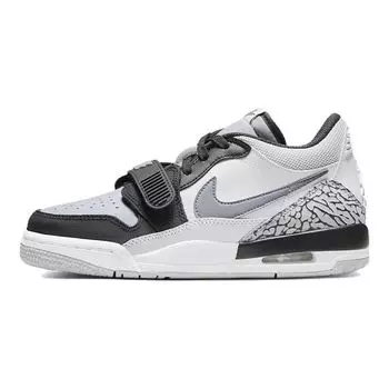 Air Jordan Jordan Legacy 312 Low GS Light Smoke Grey Детские кроссовки Белый Черный CD9054-105 36