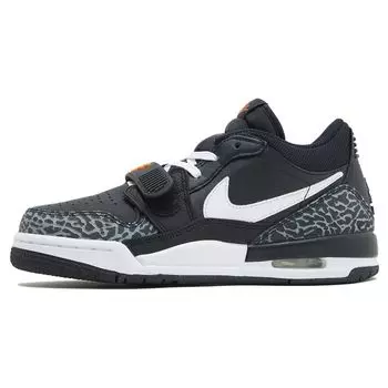 Air Jordan Jordan Legacy 312 Low GS Black White Safety Orange Детские кроссовки Wolf-Grey CD9054-018 38.5