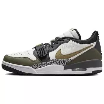 Air Jordan Jordan Legacy 312 Low Medium Olive Мужские кроссовки Белый Парус Черный CD7069-120 44.5