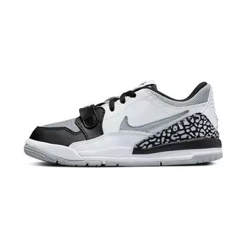 Air Jordan Jordan Legacy 312 Low PS White Wolf Grey Детские кроссовки Черные CD9055-105 28