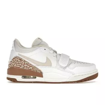 Air Jordan Jordan Legacy 312 Low White Archaeo Brown Женские кроссовки Sail Legend-Светло-Коричневые FQ7827-100 36.5