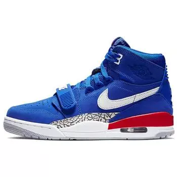 Air Jordan Jordan Legacy 312 Pistons мужские кроссовки синие ярко-синие бело-университетские красные AV3922-416