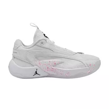 Air Jordan Jordan Luka 2 GS Белые гиперрозовые детские кроссовки Черные DZ3498-106