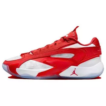 Air Jordan Jordan Luka 2 TB University Красные мужские кроссовки Белые чистые платины FN7400-160 44.5