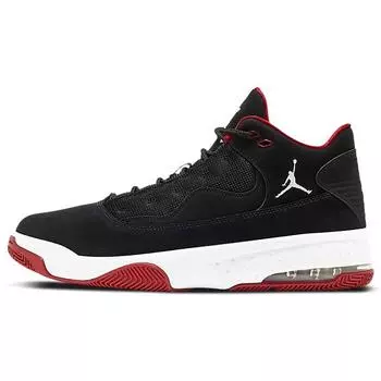 Air Jordan Jordan Max Aura 2 Черный Красный Тренажерный зал Унисекс Кроссовки Белый CK6636-016