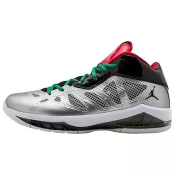 Air Jordan Jordan Melo M8 Advance металлические серебристые черные мужские кроссовки 542240-084 42.5