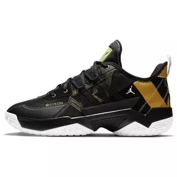 Air Jordan Jordan One Take 2 PF Черные мужские кроссовки с металлическим золотом Белые CW2458-007 44