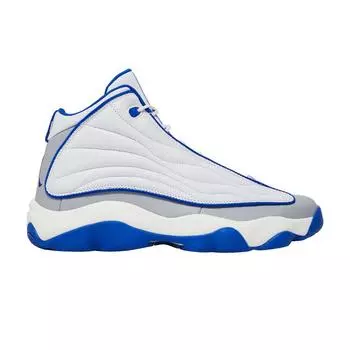 Air Jordan Jordan Pro Strong White Hyper Royal Мужские кроссовки нейтрально-серые DC8418-104 42