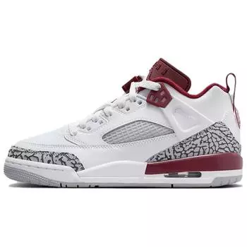 Air Jordan Jordan Spizike Low GS Team Красные детские кроссовки Бело-серый антрацит FQ3950-106 35.5