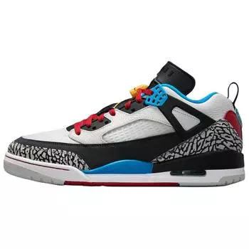 Air Jordan Jordan Spizike Low SE Бордо Мужские Кроссовки Черный Нейтрально-Серый Varsity-Maize IM7425-004 42.5